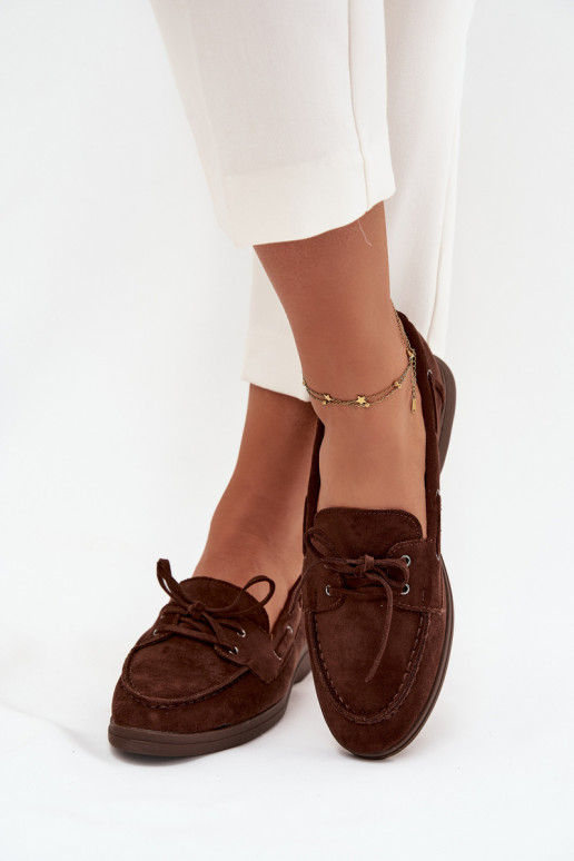 Schuhe Mokassins FrauenZuohnung mit stilvollen Details CzekoladoZue Zalina Schuhe Mokassins FrauenZuohnung mit stilvollen Details CzekoladoZue Zalina