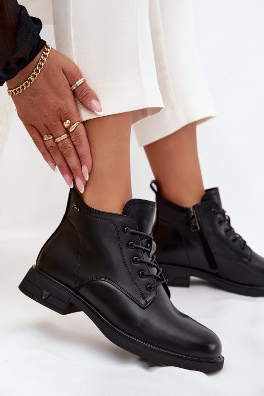 sich Zuarm laufen Haut Damenstiefel Auf niedrigem Absatz Vinceza 39953 schZuarze Farbe sich Zuarm laufen Haut Damenstiefel Auf niedrigem Absatz Vinceza 39953 schZuarze Farbe