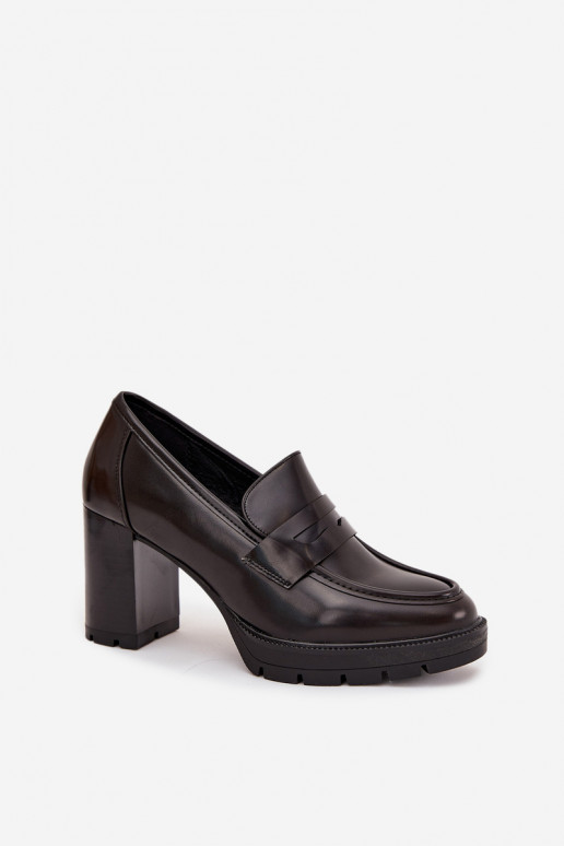 Schuhe Feminin mit Absätzen aus Öko-Leder CzekoladoZue Ilyssia Schuhe Feminin mit Absätzen aus Öko-Leder CzekoladoZue Ilyssia