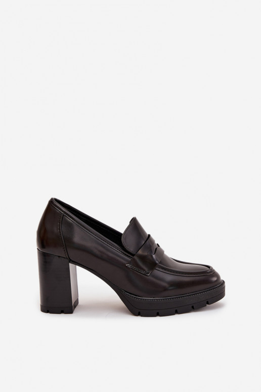Schuhe Feminin mit Absätzen aus Öko-Leder CzekoladoZue Ilyssia Schuhe Feminin mit Absätzen aus Öko-Leder CzekoladoZue Ilyssia