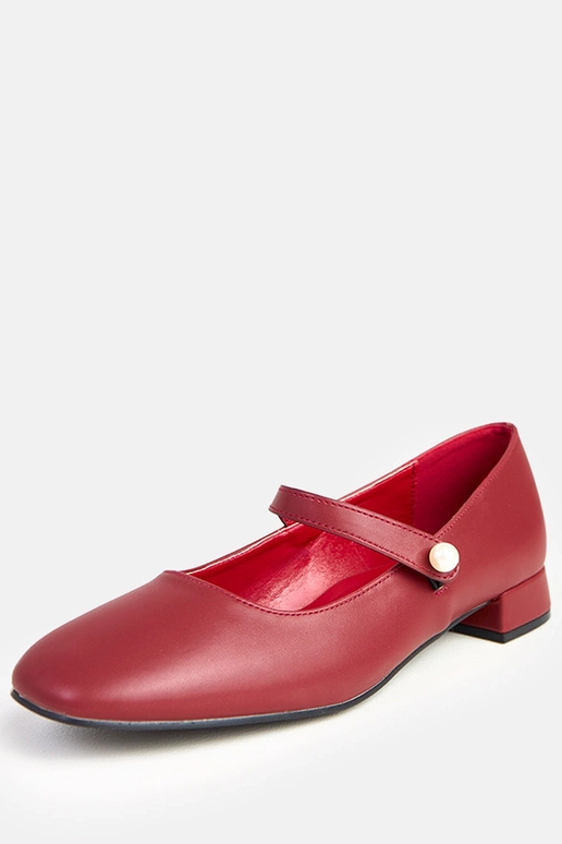 Alya bordeauxfarbene High Heels auf...