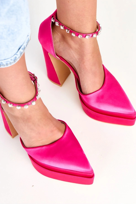 Tolani rosa High Heels auf Plateau...