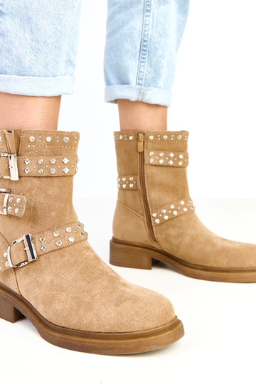 Rote Stiefeletten mit... 2