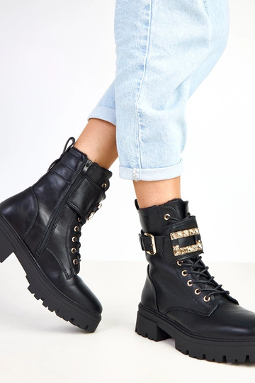 Schwarze warme Stiefeletten... 2
