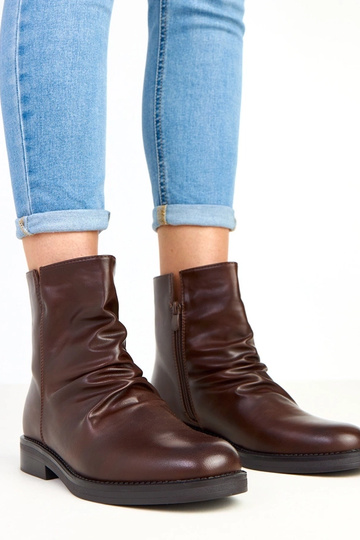 Braune Damenstiefeletten...