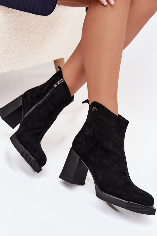 aus INildleder Haut Damenstiefel Vinceza 91142 schZuarze Farbe