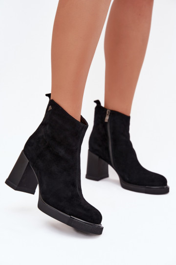 aus INildleder Haut Damenstiefel Vinceza 91142 schZuarze Farbe 2