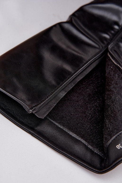 Damenstiefel Ermöglicht Niedrigj Szpilce sich Zuarm laufen aus Öko-Leder schZuarze Farbe Es mussrcellia