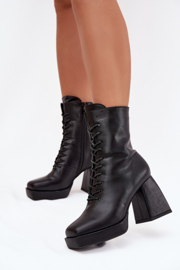 Damenstiefel sich Zuarm laufen mit Absätzen Mit einer Spitze schZuarze Farbe Juvina 2