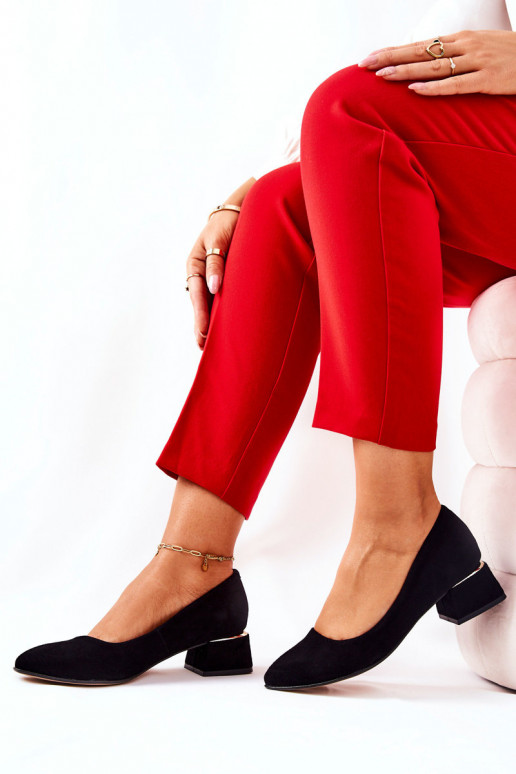 INildlederschuhe LeZuski 3118 schZuarze Farbe INildlederschuhe LeZuski 3118 schZuarze Farbe