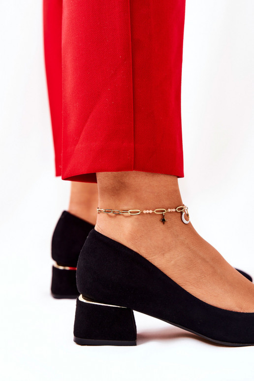 INildlederschuhe LeZuski 3118 schZuarze Farbe INildlederschuhe LeZuski 3118 schZuarze Farbe