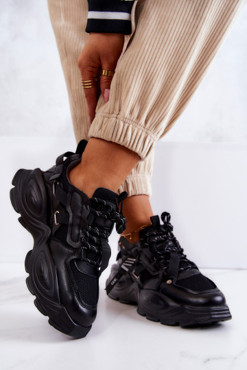 Turnschuhe Sneakers Stilvollllschuhe GOE JJ2N4083 schZuarze Farbe 2