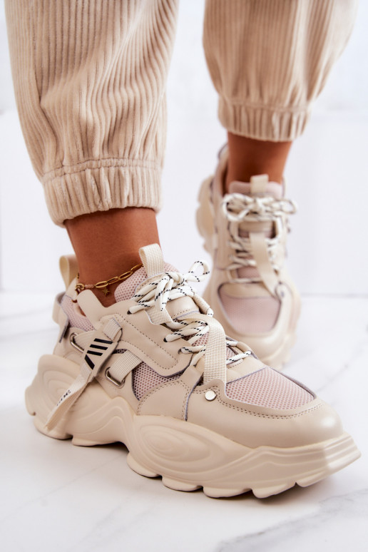 Turnschuhe Sneakers Stilvollllschuhe GOE JJ2N4082 Beige