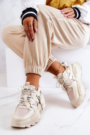 Turnschuhe Sneakers Stilvollllschuhe GOE JJ2N4082 Beige 2