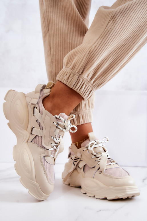 Turnschuhe Sneakers Stilvollllschuhe GOE JJ2N4082 Beige