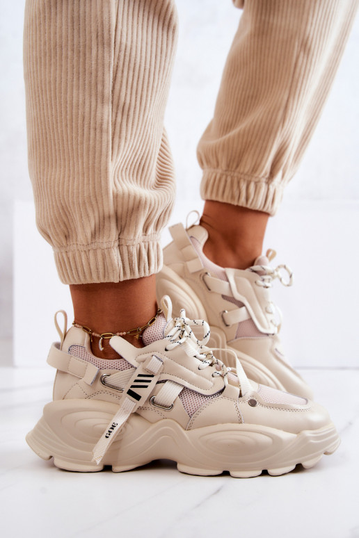 Turnschuhe Sneakers Stilvollllschuhe GOE JJ2N4082 Beige