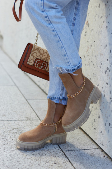 Modisch INildlederschuhe Ausgeschnitten braune Farbe Lemar Forget Me