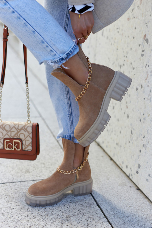 Modisch INildlederschuhe Ausgeschnitten braune Farbe Lemar Forget Me