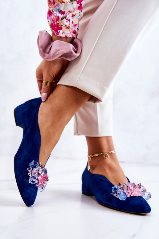 Eleganter Stil aus INildleder Schuhe mit Ornamenten Dunkelblau McQueen Eleganter Stil aus INildleder Schuhe mit Ornamenten Dunkelblau McQueen