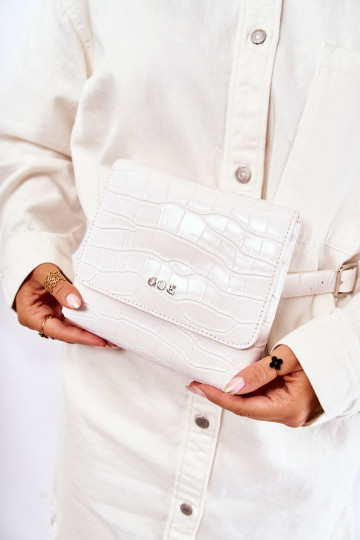 Skórzana Eine kleine Handtasche GOE ZNJ035 INeiß