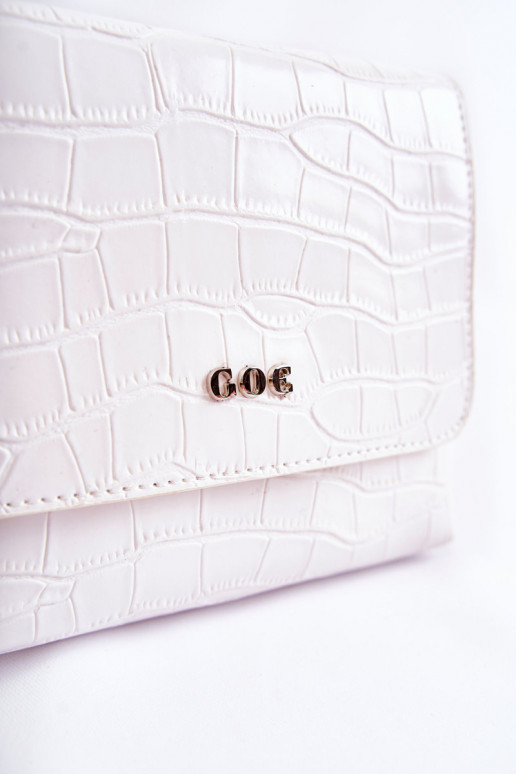 Skórzana Eine kleine Handtasche GOE ZNJ035 INeiß Skórzana Eine kleine Handtasche GOE ZNJ035 INeiß