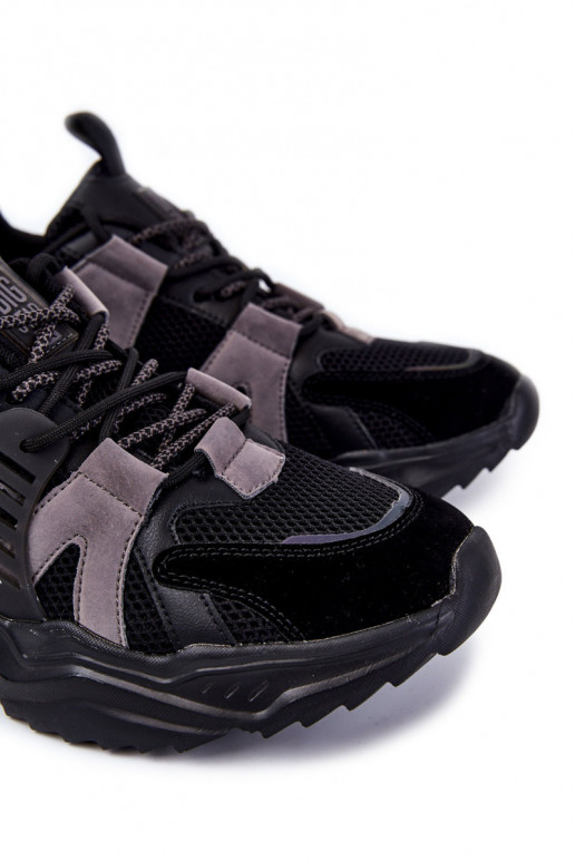 Männlich Sportlicher Stil Schuhe Big Star KK174054 schZuarze Farbe  Männlich Sportlicher Stil Schuhe Big Star KK174054 schZuarze Farbe