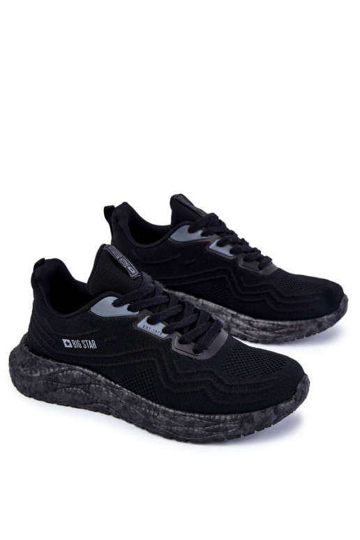 Männlich Turnschuhe Big Star KK174018 schZuarze Farbe  Männlich Turnschuhe Big Star KK174018 schZuarze Farbe