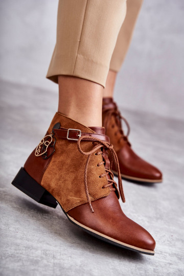Damenstiefel SchuhZuerk Es mussciejka 5743A-29 braune Farbe