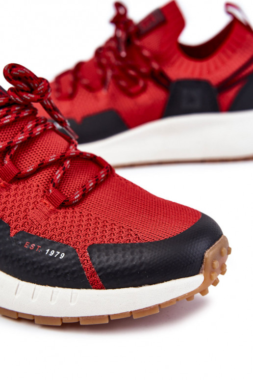 Männlich Turnschuhe Big Star KK174013 rote Farbe Männlich Turnschuhe Big Star KK174013 rote Farbe