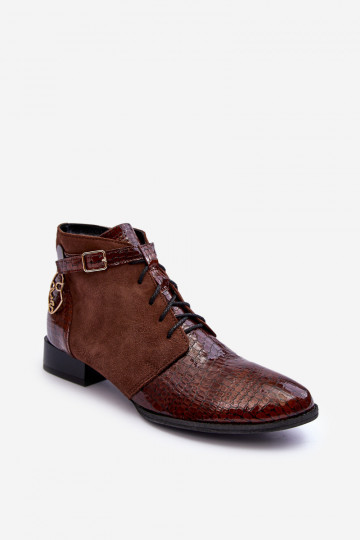 Damenstiefel SchuhZuerk Es mussciejka 5743A-02 braune Farbe 2
