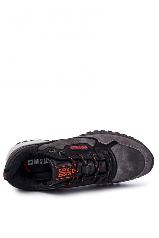 Männlich Klassisches Stilvollll Turnschuhe Memory Foam Big Star KK174271 graue Farbe Männlich Klassisches Stilvollll Turnschuhe Memory Foam Big Star KK174271 graue Farbe