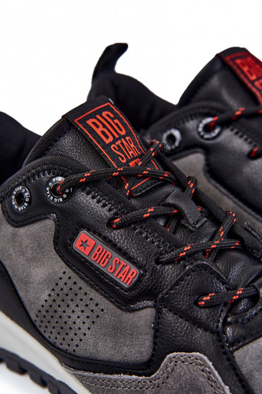 Männlich Klassisches Stilvollll Turnschuhe Memory Foam Big Star KK174271 graue Farbe Männlich Klassisches Stilvollll Turnschuhe Memory Foam Big Star KK174271 graue Farbe