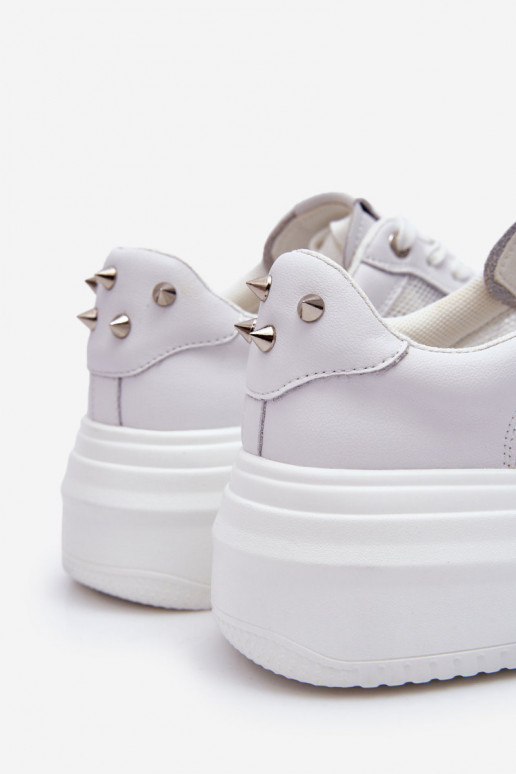 Feminin Klassisches Stilvollll Turnschuhe GOE LL2N4060 Zueiße Farbe