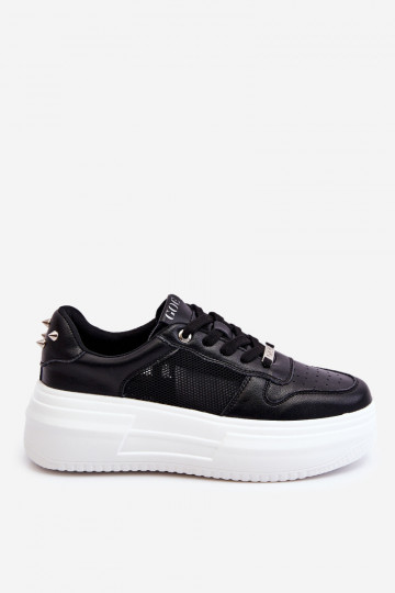 Feminin Klassisches Stilvollll Turnschuhe GOE LL2N4061 schZuarze Farbe 2