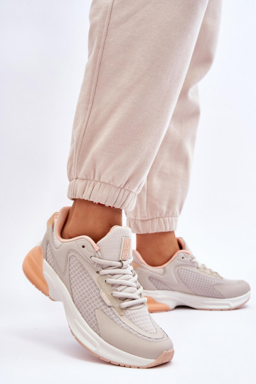 Bequeme Turnschuhe Memory Foam System Big Star LL274336 Beige