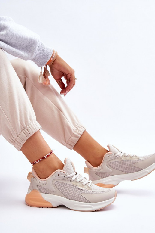 Bequeme Turnschuhe Memory Foam System Big Star LL274336 Beige Bequeme Turnschuhe Memory Foam System Big Star LL274336 Beige