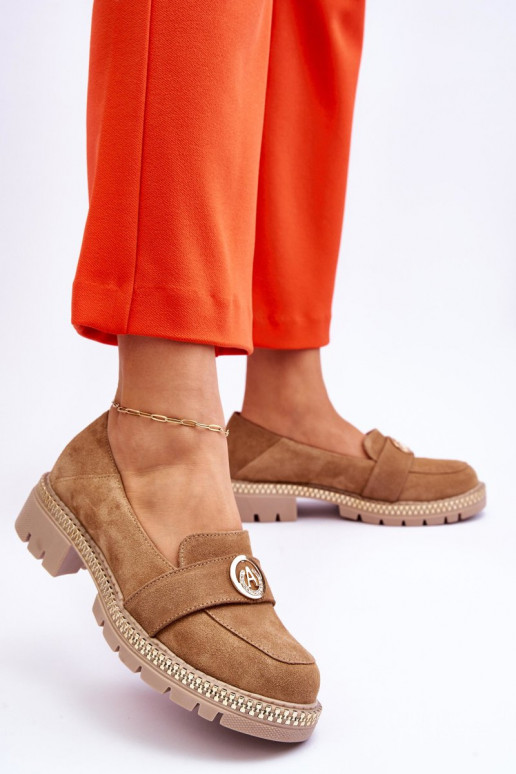 Eleganter Stil INildledermokassins Beige Laverne Eleganter Stil INildledermokassins Beige Laverne