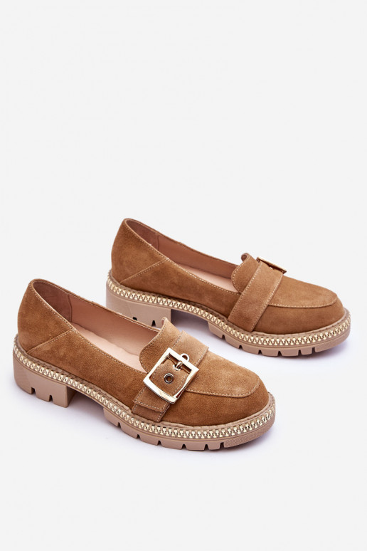 Modisch INildledermokassins Beige Eloisa Modisch INildledermokassins Beige Eloisa