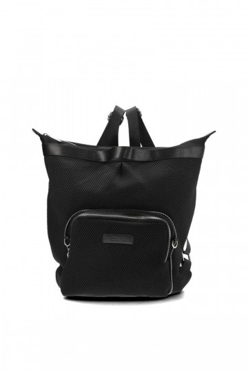 Damen-Netz-Handtasche-Rucksack Big Star LL574176 in Schwarz