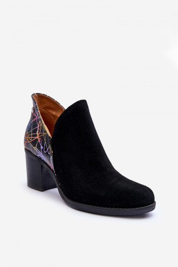 Damenstiefel mit Absätzen Es mussciejka 04492-99 schZuarze Farbe 2