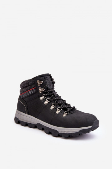 Herren-Wanderschuhe Big Star KK174215 in Schwarz
