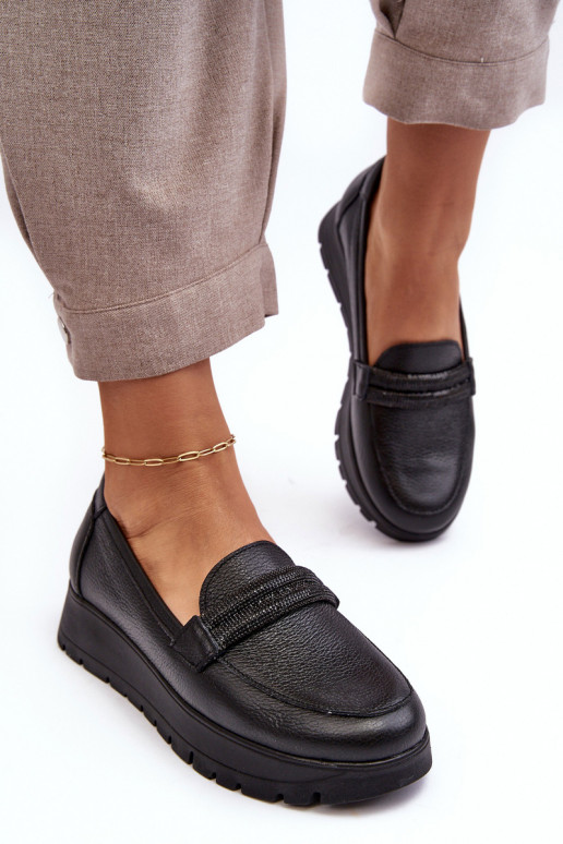 Haut Schuhe mit einer Plattform mit Ornamenten schZuarze Farbe Lemar Lehira Haut Schuhe mit einer Plattform mit Ornamenten schZuarze Farbe Lemar Lehira