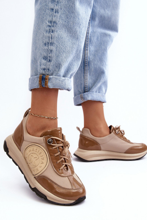 Feminin Turnschuhe Haut Es mussciejka 06295-04 Beige Feminin Turnschuhe Haut Es mussciejka 06295-04 Beige