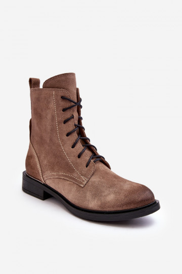 Komfortabel aus INildleder sich Zuarm laufen Stiefel braune Farbe Lemar Revin 2