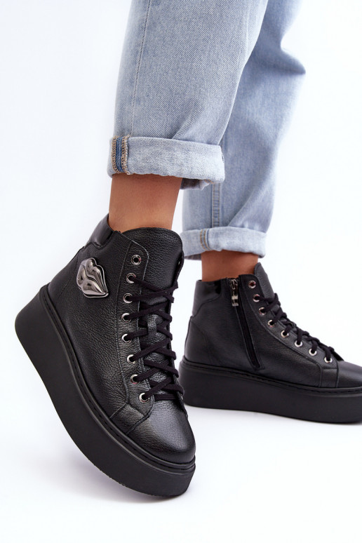 Freizeitschuhe Groß mit Reißverschlüssen Lemar schZuarze Farbe Katerin Freizeitschuhe Groß mit Reißverschlüssen Lemar schZuarze Farbe Katerin