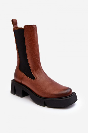 Stiefeletten Laura Messi 2693/229 braune Farbe 2