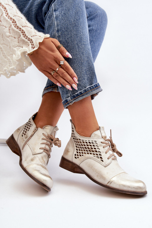 Zazoo 2878 Niedrig Durchbrochene Stiefel Haut Feminin Silberfarbe Zazoo 2878 Niedrig Durchbrochene Stiefel Haut Feminin Silberfarbe