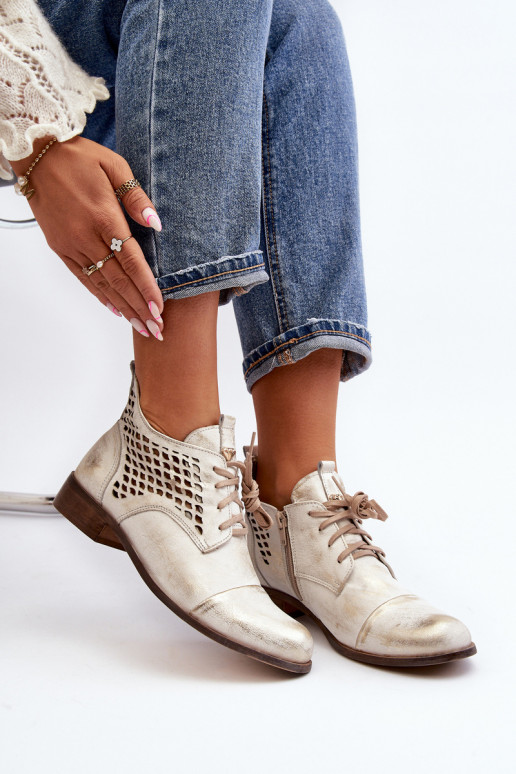 Zazoo 2878 Niedrig Durchbrochene Stiefel Haut Feminin Silberfarbe Zazoo 2878 Niedrig Durchbrochene Stiefel Haut Feminin Silberfarbe