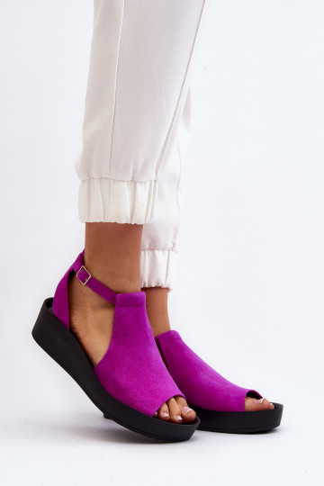 Zazoo 2914 INildledersandalen für Damen pinke Farbe 2