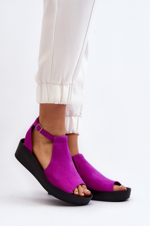 Zazoo 2914 INildledersandalen für Damen pinke Farbe